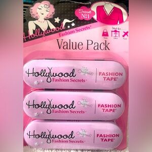 Hollywood Fashion Tape - 3Pack NEW in Package!